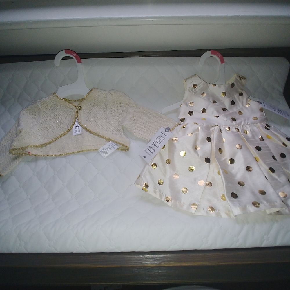 Newborn Girl Christmas Dress